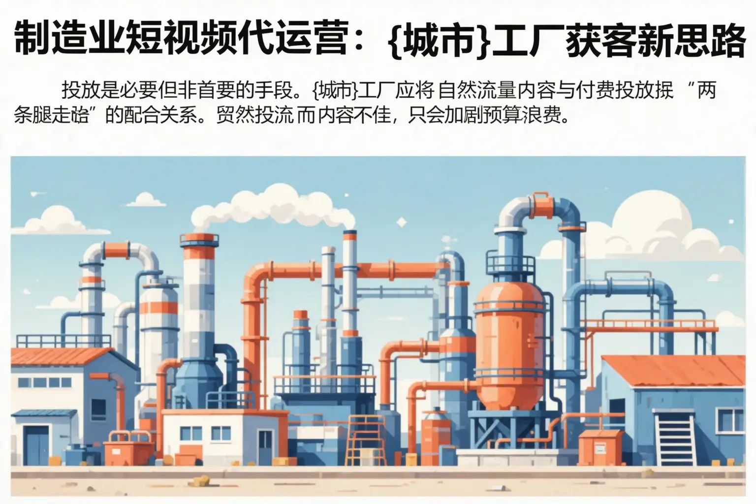 制造业短视频代运营:平安工厂获客新思路
